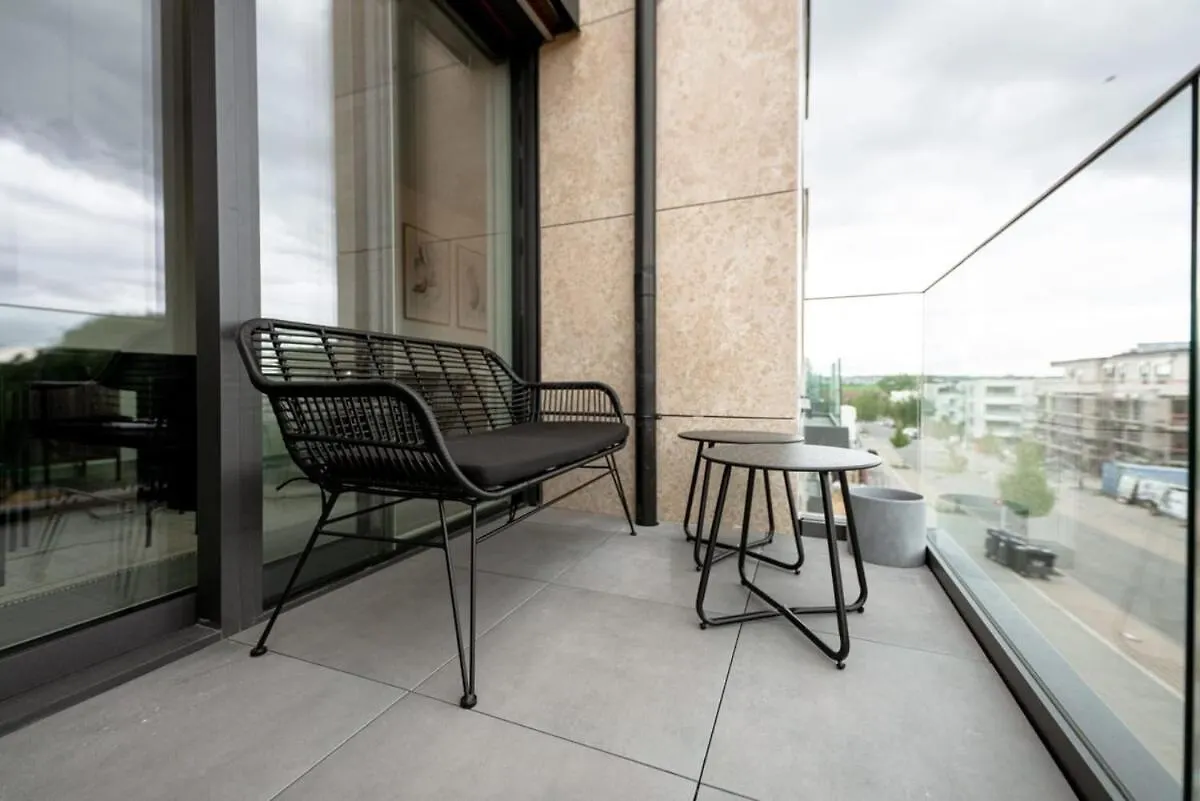 Daire Lux 1Br King Bed, Balcony, Near City Center Lüksemburg